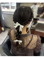 ビゼ 梅田(BIZE)&nbsp;編みおろしヘア