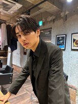 メンズココ メンズパーマ 韓国ヘア 日本橋店(MENS COCO) シースルーコンマセンターパート