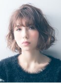自然乾燥でキマる無造作ボブ【Killa原宿 表参道】