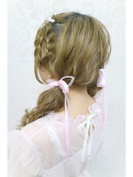 エヌエービー 池袋店(N.A.B.) ツインテール(ヘアセット)