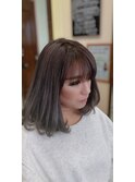 ボブにグラデで大人カッコよく