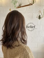 リリーフ(hair&beauty Relief) 【Relief】ゆるふわミディ