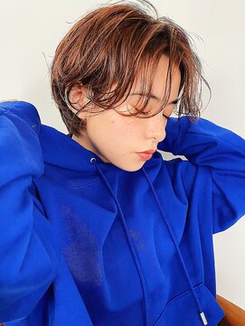 フィルムス 新宿(FILMS) 斜めバング/グレージュカラー/デザインカラー/シルキーベージュ