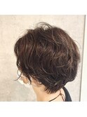 大人パーマスタイル