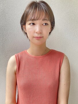 カサネ(casane) 【CASANE下北沢】ショートレイヤー×シアーベージュ