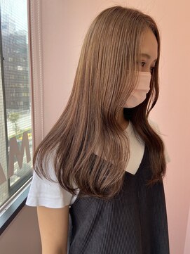 ラメール(MAISON LA MER) 《AYAKA》ブリーチなし☆カシスピンクカラー☆