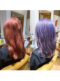 印象の違い×パープルガーネット×透明感