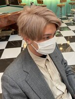 ゲーム 吉祥寺店(GAME)&nbsp;ダブルカラーベージュケアブリーチハイトーンセンターパート