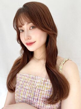 ケーツー心斎橋 クイーンズガーデン バイ ケーツー(K two QUEEN'S GARDEN by K two) 韓国巻きで上品スタイル1/顔周りカット/美髪/心斎橋&難波&なんば