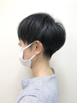 テルミークリニカルデザイン 北千里 プチツーブロマッシュ刈り上げマッシュショートベリーショート