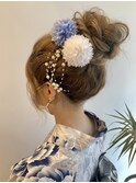 浴衣&ヘアアレンジ