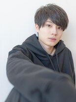 ツーブロックマッシュ/束感ショート/波巻き/ハイライト