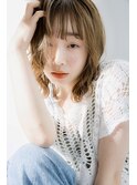 20代30代40代大人可愛い/アッシュオリーブベージュ/縮毛矯正