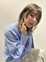 ロンド ストラーダ 心斎橋(Lond strada)&nbsp;シルキーベージュ×グレージュカラー【髪質改善/縮毛矯正】