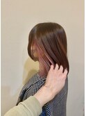 ココアブラウン×インナーシアーピンク