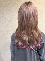 スーパーカットトリイマエショップ(SUPER CUT TORIIMAE SHOP)&nbsp;裾カラーピンク系