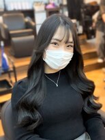 ライズ バイ レボ 柏店(RISE by REVO)&nbsp;大人かわいい/レイヤーロング/グレーベージュ/前髪パーマ/柏