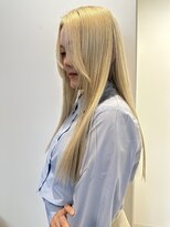 ディーン 栄店(DEAN)&nbsp;ミルクティーベージュダブルカラーインナーカラーケアブリーチ