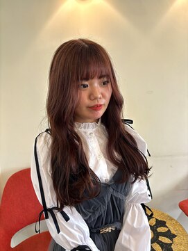 オーガスト ヘア ネイル(AUGUST hair nail) ピンクブラウン/ブリーチなしダブルカラー/横浜/ハイトーン