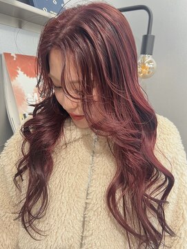 ペレ 梅田(PELE) 黒髪/ボブルフ/ネビージュ/小顔/ワンレン/梅田/髪質改善/前髪