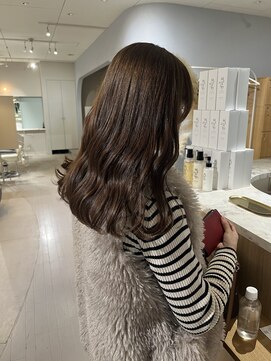 ワークスヘアー(WORKS HAIR) ブリーチなしダブルカラー　グレージュカラー