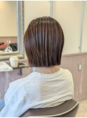 ぱつっとボブ