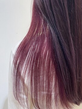 アース オーセンティック 三鷹店(EARTH Authentic) インナーカラー/パープルレッド