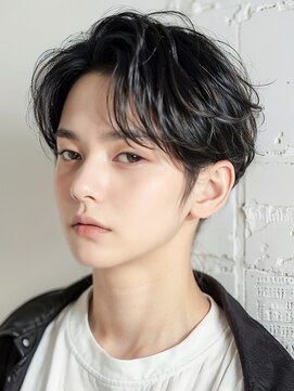 オールデイハローズ 京都駅前店(ALL DAY HELLO`S) 20代30代40代　黒髪ツーブロック束感＃22