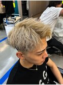 ゴールドベージュショート