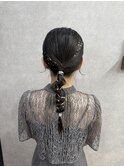 水引が可愛いタイト編みおろし