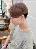 韓国マッシュ　センターパートフェザーパーマ　MEN’S HAIR