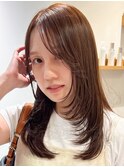 顔周りレイヤーフェイスレイヤー小顔レイヤー レイヤーカット
