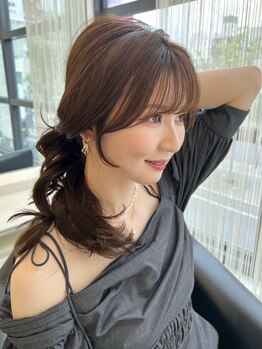 パーヴミックスネム(ParveMix NEMU)の写真/【今っぽレイヤー】小顔見え◎計算された顔まわりカットで印象チェンジ★