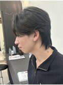 韓国ヘア×メンズカット×センターパート｜栄