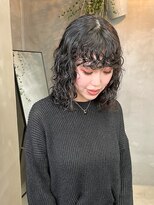 テトヘアー(teto hair)&nbsp;くるくるパーマ　スパイラルパーマ　強めパーマ　ミディアム