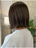 栄外ハネナチュラル大人可愛い韓国ボブ