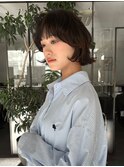 ぱつっとボブ