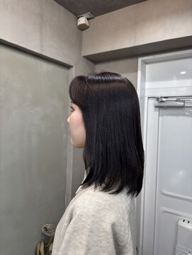 ファビ 渋谷(Fab) くびれヘア/暗めカラー/アプリコットオレンジ/縮毛矯正