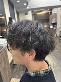 マッシュ×シャドウパーマ