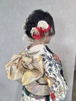 ゼスト クレス(ZEST Cres)&nbsp;【立川cres奈佳子】ヘアアレンジ　成人式ふわふわセット