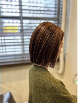 ファシーノ(FASCINO) フラットボブ×アンブレラカラー