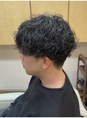 プードルパーマ　メンズパーマ　ハードパーマ