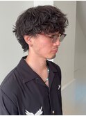 波巻きシャドウパーマ