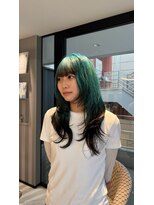 アース エレガンス 吉祥寺店(EARTH Elegance) ターコイズグリーン×エンドカラー