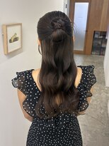 コタン(COTAN)&nbsp;hairarrange / hairset / halfup / カチモリ / リボン