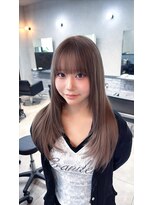 ラフィット 下大利店(lafit)&nbsp;ミルクティーベージュ/レイヤーカット
