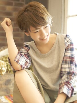ベック ヘアサロン(BEKKU hair salon) 大人可愛いヌーディーショート☆マッシュベースで簡単スタイル♪