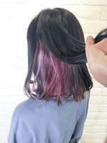 デイジー インデックスヘア 大島店(DAISY index hair) パープルピンク・ピンクpink×インナーカラー×大人かわいい