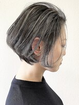 クラルス バイ アルティナ 溝の口店(Clarus by artina)&nbsp;グレージュハイライト×ボブ【Clarus溝の口】