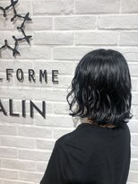 ビューティー エールフォルム 浜松有玉店(BEAUTY YELLFORME)&nbsp;切りっぱなし×ブルージュ×コテ巻きstyle
